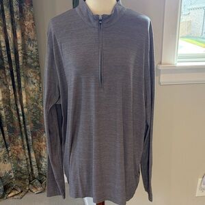 Travis Mathew Heathered Gray Pullover